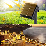 Popxstar 50/100/200/300LED Solar Light Outdoor Lamp String Lights For Holiday Christmas Party Waterproof Fairy Lights Garden Garland Lamp