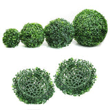 Popxstar Simulation Grass Ball Artificial Milan Grass Flower Home Decoration Green Crafts Outdoor Wedding Party Plastic Flower Ball