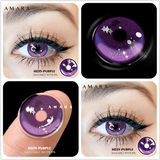 Popxstar Color Contact Lenses For Eyes 2pcs Anime Cosplay Colored Lenses Blue Crazy Halloween Lenses Contact Lens Beauty Makeup