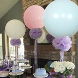 Popxstar 2PCS/packs 18 inch Macaron Pastel Balloons Jumbo Big Engagement Wedding Decoration Happy Birthday Air Candy Matte Balon