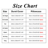 Popxstar 2/3pcs Duvet Cover Set Soft Skin Friendly Duvet Cover with Zipper Closure Corner Ties, Envelop Pillowcase