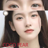 Popxstar Coslens 14.20mm Soft Contact Lenses with Power Women Men Fashion Eyewear lentes de contacto Coco Pearl