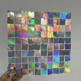 Popxstar 35Pcs Shimmer Wall Backdrop Square Sequin Panels Decor for Valentine's Decorations Birthday Wedding Bachelorette Party 5X7 feet