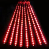 Popxstar 30cm /50cm Waterproof Meteor Shower Rain 8 Tube LED String Lights For Outdoor Holiday Christmas Decoration Tree EU/US/AU/UK Plug