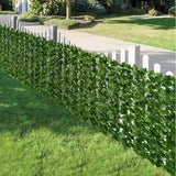 Popxstar 1X3M Artificial Ivy Hedge Panels Green Leaf Privacy Fence Grass Wall for Home Outdoor Garden Balcony Decoration Fake Plant Vine