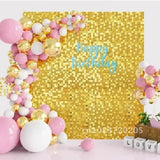 Popxstar 12/24/30PCS Shimmer Wall Backdrops Square Sequin Wall Panel Backdrops Party Backdrops for Wedding Anniversary Birthday Decor