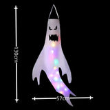 Popxstar Halloween Decoration Ghost Wind Tunnel LED Luminous Ghost Pendant Ghost Festival Hanging Ghost Venue Layout Props