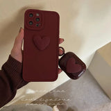 Popxstar For Airpods 3 Cases Cute Heart Clear Earphone Case For Apple Airpod Pro 2nd Wireless Bluetooth Silicone Airpods Cases Airpods1 2