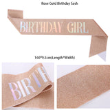 Popxstar Iridescent Number 16 Paper Star Dot Garland Hanging Bunting for Sweet Rose Gold 16th Happy 16st Birthday Anniversary Party Decor