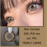 Popxstar 1 Pair Contact Lenses With Diopters Korean Lenses Natural Contact Lenses Gray Lense Y2k Lenses Myopia Contact Lens