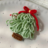 Popxstar Christmas Series Hair Clips Winter Wool HairPins Christmas Tree BB Clips for Woman Girls Sweet Barrettes Children Cute Headdress