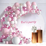 Balloons Arch Garland Kit Pink Balloons Party Birthday Balloons Decoration Set for Bridal Baby Shower Wedding Birthday