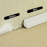 Popxstar 5M Self-Adhesive Wall Inner Corner Trim Corner Molding Line Tape Skirting Line Ceiling Caulk Internal Strip Edge Home Decoration