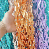 Popxstar Metallic Tinsel Foil Fringe Curtains with star Party Photo Backdrop Party Streamers for Birthday New Year Eve Wedding Decor