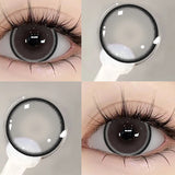 Popxstar 1 Pair Contact Lenses With Diopters Korean Lenses Natural Contact Lenses Gray Lense Y2k Lenses Myopia Contact Lens