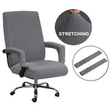 Popxstar Waterproof Elastic Chair Covers Anti-dirty Rotating Stretch Office Computer Desk Seat Seat Cover Removable Slipcovers Home Decor