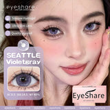 Popxstar 1Pair New Colored Contact Lenses for Eyes Brown Contact Lenses Blue Eye Lens Yearly Cosmetic Lenses Green Eye Contacts