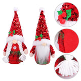 Popxstar Christmas Ornaments Faceless Old Man Doll Xmas Tree Hanging Pendant Plush Gnomes Decoration For Home Or Kids 2025 New Year Gifts