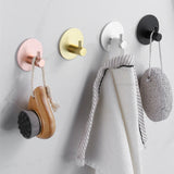 Popxstar Adhesive Wall Hooks Mounted Door Key Cloth Coat Bathroom Robe Hanger Kitchen Hardware Rack Shelf Bag Hook Organizer For Hanging