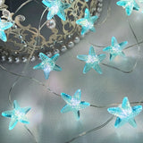 Popxstar Ocean Theme 20/30 Leds String Lights Shell Starfish Under The Sea LED Fairy Light for Wedding Party Christmas Decoration Lamp