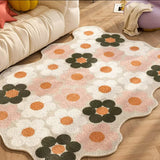 Popxstar Carpets for Living Room Plaid Children Bedroom Fluffy Rug Home Decoration Cloakroom IG Floral Plush Mats ковер Tapete Tapis 러그