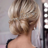 Popxstar Crystal Wedding Hair Combs Miraculous Women Headbands Accessories Flower Bridal Headpiece Clip Bride Jewelry Gift