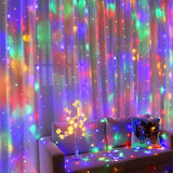 Popxstar 3M 300 LED Curtain String Light Garland Party Backdrop Adult Kids Birthday Wedding Decoration Bachelorette Anniversary Supplies