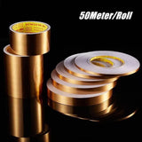 Popxstar 50M Tile Gap Tape Floor Wall Sticker Gold Black Seam Sealant Ceiling Waterproof Sealing Sticker Home Living Room Decorative