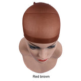 Popxstar Stretchable Elastic Hair Net Black Liner Weaving Cap Comfortable Hairnets Open Ended Fishnet Wig Cap for Women High Quality