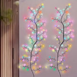 Popxstar 96LED Willow Vine String Lights USB DIY 8 Modes Lights Wall Vines with Lights Willow Branch Lights for Bedroom Christmas Decor