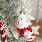 Popxstar 2pcs Elk Christmas Ball Ornaments Xmas Tree Hanging Pendants Christmas Holiday Party Decorations New Year Gift Supplies Navidad