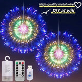 Popxstar Firework Lights Outdoor Led Lights Night Christmas Lights Lights Holiday Lighting Led Strip Light Lights Decoration Fairy Lights