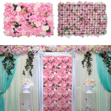 Popxstar 12x Wedding Artificial Hydrangea Rose Flower Wall Panel Wedding Venue Decoration Home Venue Decorations