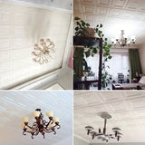 Popxstar 3D 35cm*35cm Suspended Room Decor Peel and Stick Wallpaper Wall Stickers Decoration Waterproof Ceiling Self-adhesive Roof Home