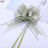 Popxstar 10/20Pcs White Wedding Car Ribbon Pull Bows Knot Gift Wrap Wedding Car Decor Birthday Party Supplies Chairs DIY Home Decoration