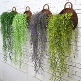 Popxstar spring decor 80CM Artificial Admiralty Willow Wall Hanging Plant Fake Vine Artificial Hanging Plant Home Garden Wall Decoration Fake Flowers