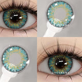 Popxstar NEW 1 Pair Color Contact Lenses for Eyes Fashion Cosmetic High Quality Blue Lenses Green Contact Cosmetic Eye Contacts