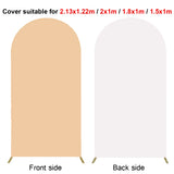 Popxstar 2X1M Arch Backdrops Covers Photography Background Backdrop Wedding Birthday Party Decoration Double-sided Elastic Fabric Cover