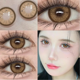 Popxstar 1 Pair Korean Lenses Colored Contact Lenses for Eyes Big Eye Lenses Brown Lenses Blue Eye Lenses High Quaility Lense