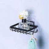 Popxstar Bathroom Storage Rack Kitchen Organizer Shelf Black Shelves Corner Frame Iron Shower Punch Free Mounted Caddy Rack