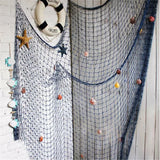 Popxstar Fishing Net Wall Hangings Ornament Studio Prop Room Home Decoration Mediter Sea Stickers Marine Over The Garden Crafts Nautical