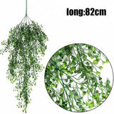 Popxstar spring decor 80CM Artificial Admiralty Willow Wall Hanging Plant Fake Vine Artificial Hanging Plant Home Garden Wall Decoration Fake Flowers