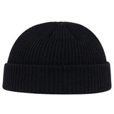 Popxstar Autumn Winter Melon Cap Men women Knitted Hat Beanie Skullcap Sailor Caps Cuff Short Brimless Retro Navy Style Hats casquette