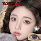 Popxstar Coslens Dolly 14.50mm Eyewear Glasses Women Men Soft Contacts Lenses  линзы для глаз цветные Hot Milk