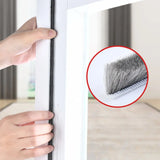 Popxstar 10M Door Window Sealing Strip Soundproof Brush Seal Weather Stripping Burlete Puerta Mousse Acoustique Windows Gap Foam Filler