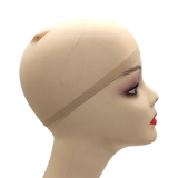 Popxstar 1/6/12bags Ventilated Nylon Mesh Nude Stocking Wig Cap Hairnets Stretchy Close End Super Extra Thin Skin Breathable Wig Cap