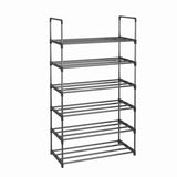 Popxstar Storage shoe rack stainless steel multi-layer shoe cabinet household doorstep dustproof storage cabinet economical storage rack