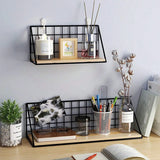 Popxstar Creative Wall Mounted Shelves, Bedroom Walls, Iron Wall Hanging Baskets, Storage Racks, Storage Baskets, Hanging Racks