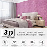 Popxstar 20Pcs 3D Wallpaper Wall Stickers Self-Adhesive Foam Panel Home Decor for Living Room Bedroom Ceiling TV Wall Art 35X35CM