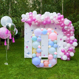 Popxstar 95cm Giant Number Mosaic Balloon Frame 0-9 Balloon Filling Box Kids Birthday Wedding Party Decoration Anniversary Decor